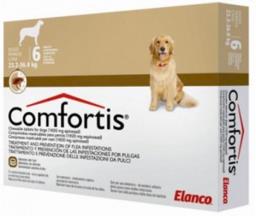 Comfortis - For Dogs - 60 - 120 lbs - BROWN - 6 tablets - $70.00 | Flea